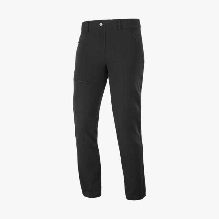 Black Salomon Outpeak Warm Women's Sport Pants | IE YM2371